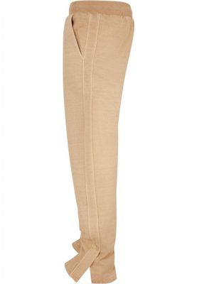 Soft trousers with wide cuffs and slits