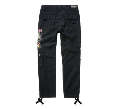 Tryck på framsidan, Iron Maiden motiv Iron Maiden Cargo Pants för herr – svart