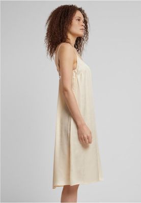 Slip dress in viscose satin