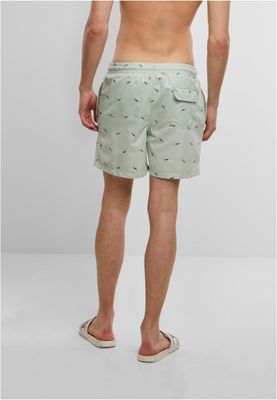 Embroidery Swim Shorts frotmint/vintageblue