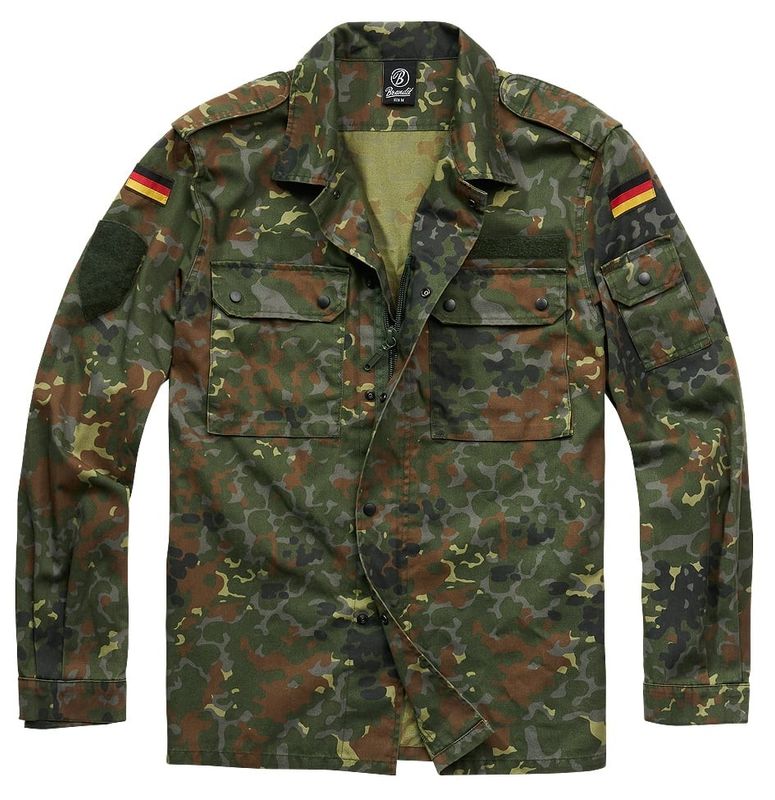 BW tynd feltjakke plettet camo