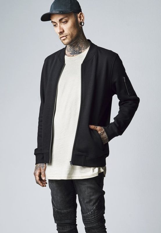Sweat bomber jacket men