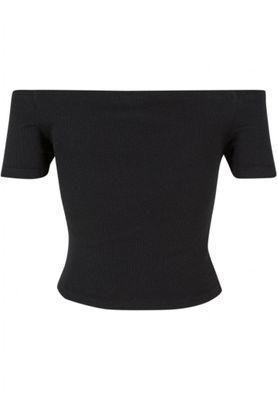 Belly shirt with open shoulders