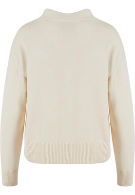 Kofta för dam med knappar framtill– whitesand