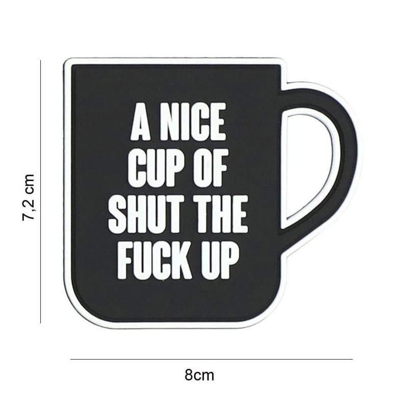 A nice cup of stfu PVC patch