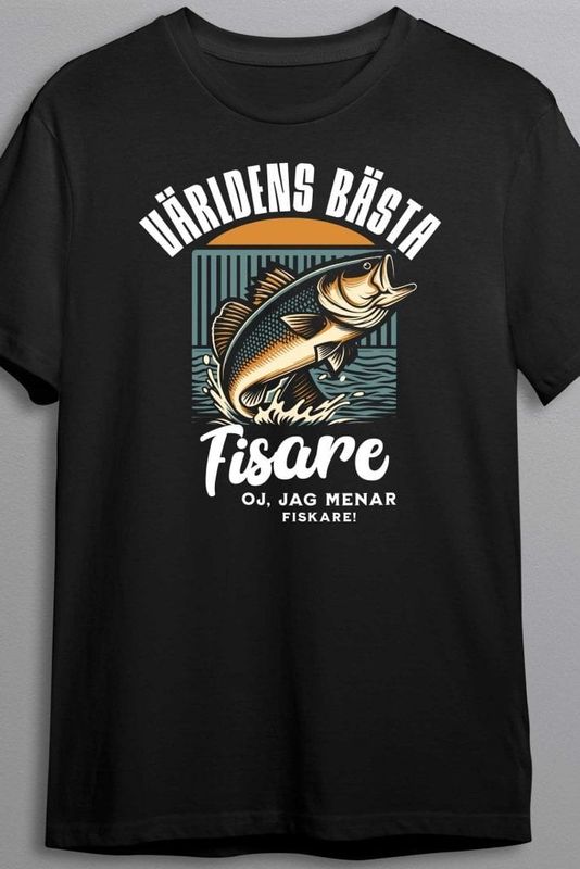 Världens bästa fisare - fiskare - T-shirt