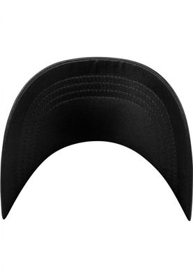 Low profile cap in satin fabric