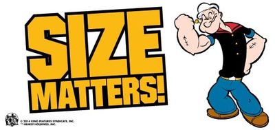 Popeye - Size Matters kaffemugg