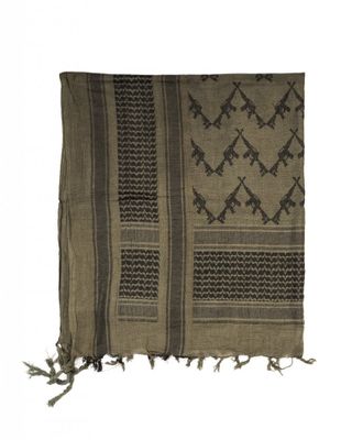 Shemagh olive/black rifle