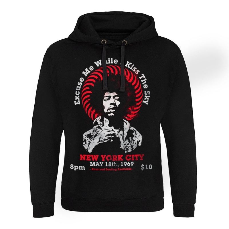 Jimi Hendrix - Live In New York Epic Hoodie Men