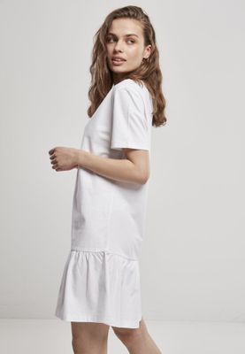 Short dress with ruffles