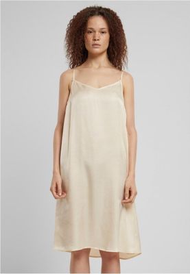 Slip dress in viscose satin