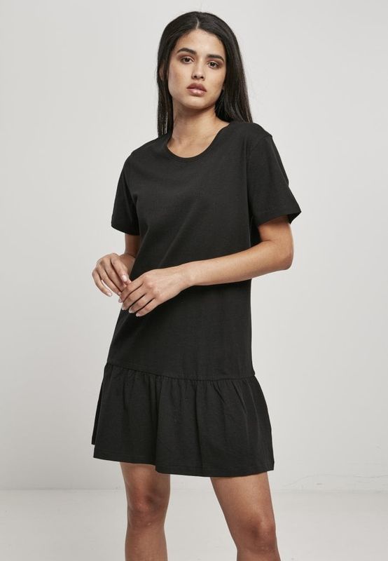 Short dress with ruffles