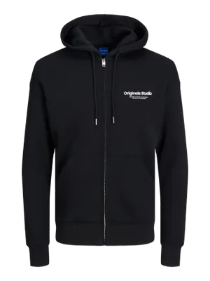 Ziphoodie med 3D-logga