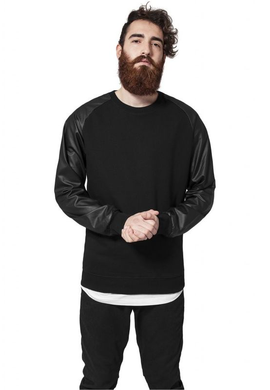 Sweatshirt artificial leather