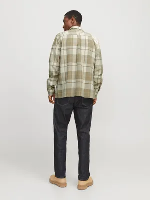 Rutig overshirt herr