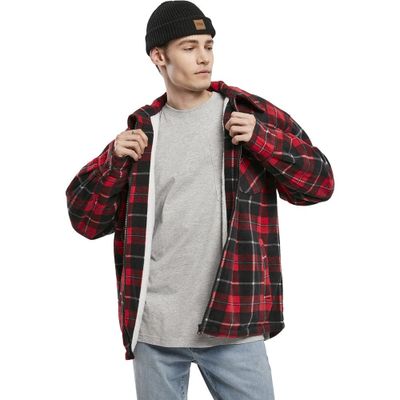 Lumberjack jacket with teddy lining