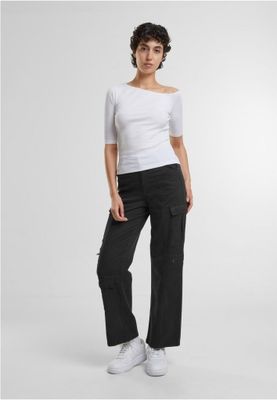 Ladies Organic Asymmetric Rib Tee 2-Pack
