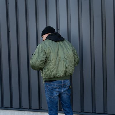 MA-1 bomber jacket lined
