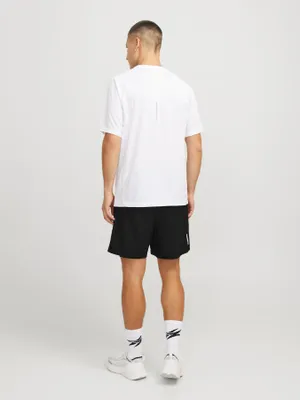 Träningsshorts herr – medel midja & dragsko svart