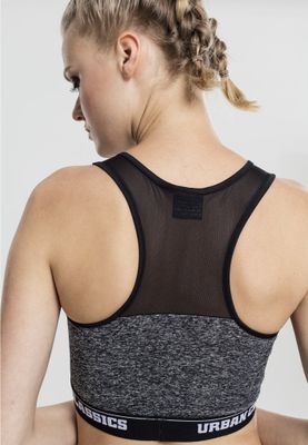 Ladies Active Melange Logo Bra