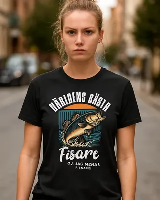 Världens bästa fisare - fiskare - T-shirt