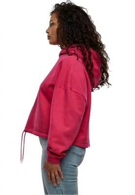 Kort oversized hoodie dam