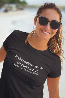 Ingen vill ha en liten öl t-shirt
