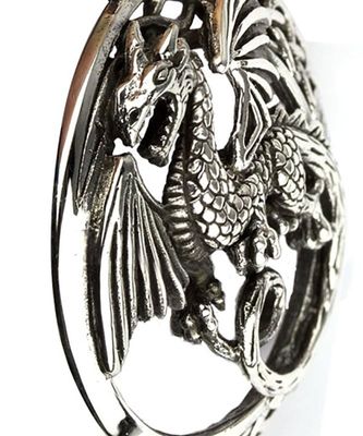 Celtic dragon necklace
