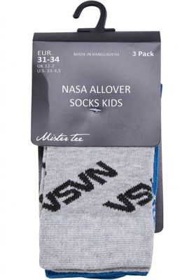 Nasa Allover Socks Kids 3-Pack