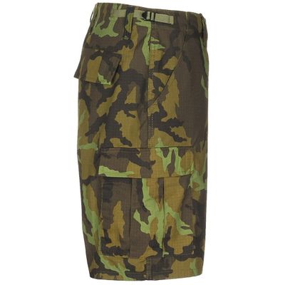 Bermuda shorts with ripstop and camo