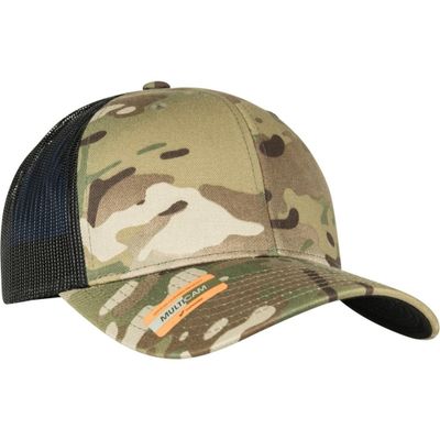 Camouflage trucker cap