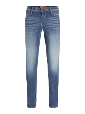 Stentvättade blå jeans slim fit - GLENN