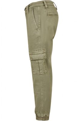 Boys Washed Cargo Twill Jogging Pants