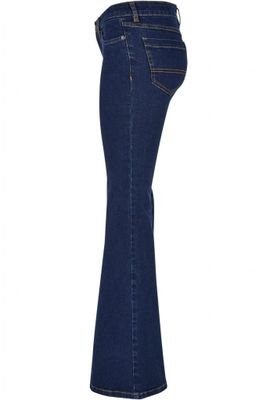 Women's flared jeans with a low waist