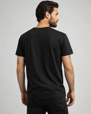 Bold Retro Castrol Car T-shirt i svart