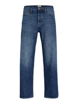 Mörkblå jeans i loose fit - EDDIE