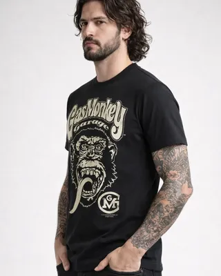 Gas Monkey Garage Big Brand Logo T-Shirt