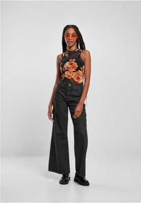 Mango rose sleeveless mesh body