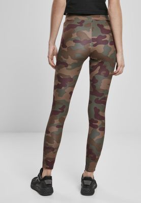 Camo leggings med meshtyg redwood camo
