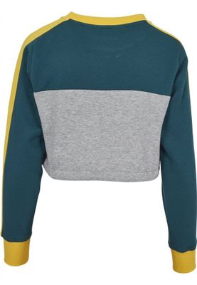 Short sweater with long arms and drawstring ladies