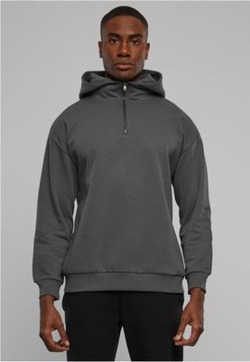 Zipped High Neck Hoody