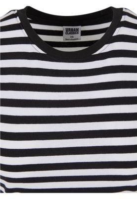 Women's short striped T-shirt