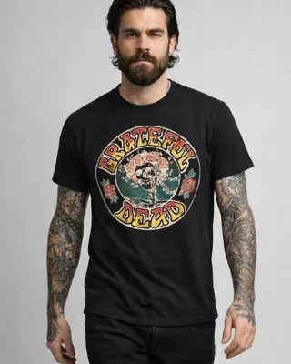 Grateful Dead - Skull & Roses T-Shirt