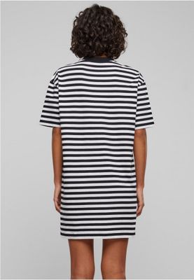 Women's striped oversize t-shirt dress