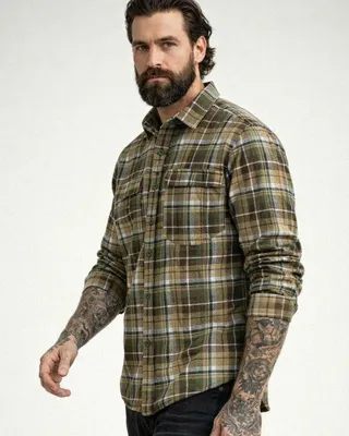 Flannel work shirt