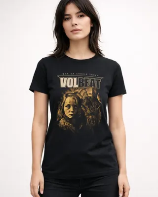 Volbeat God of Angels Trust Goat T-shirt dam i svart