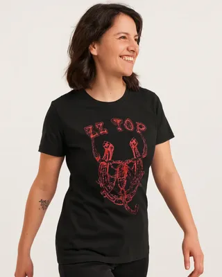 ZZ Top Scorpion T-shirt dam i svart
