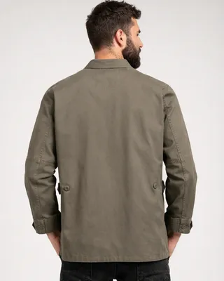 Brandit BDU Twill skjortjacka herr – olivgrön