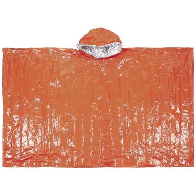 Nödponcho aluminiumbelagd